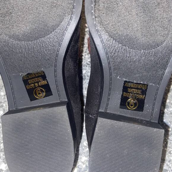 City Classified Women Ankle Boots Elastic Booties Size 6 - Picture 5 of 7